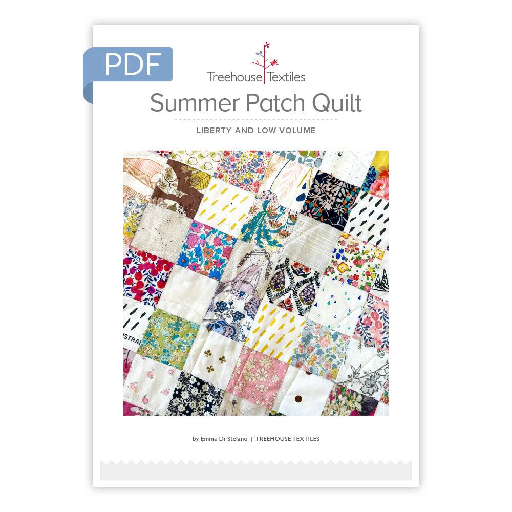 Patch Pdf Summer Patch Quilt PDF Pattern – Treehouse Textiles
