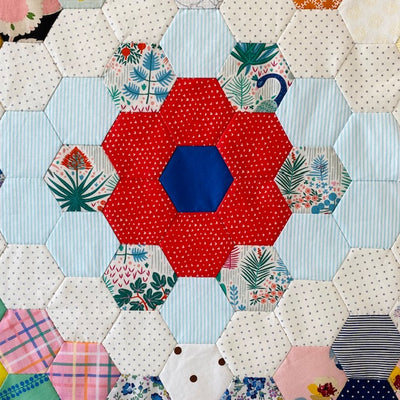 The Treehouse Hexagon Project Pattern – Treehouse Textiles