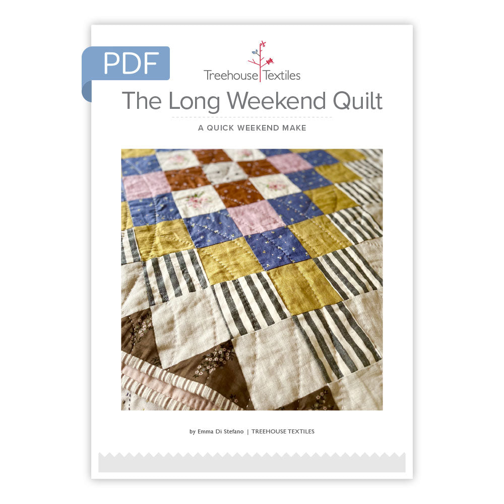 Long Weekend Quilt PDF Pattern – Treehouse Textiles