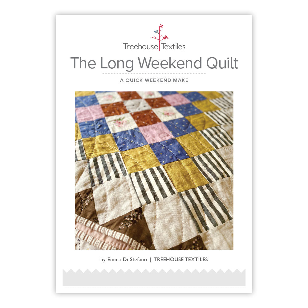 Pattern Weekend Long Weekend Quilt PDF Pattern β Treehouse Textiles